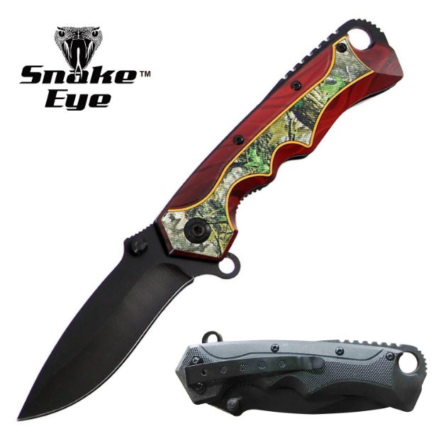 Snake Eye Tactical Spring Assist KNIFE Collection 4.75''