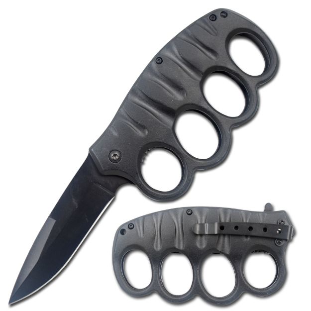 Snake Eye Tactical Black Knuckle KNIFE Collection
