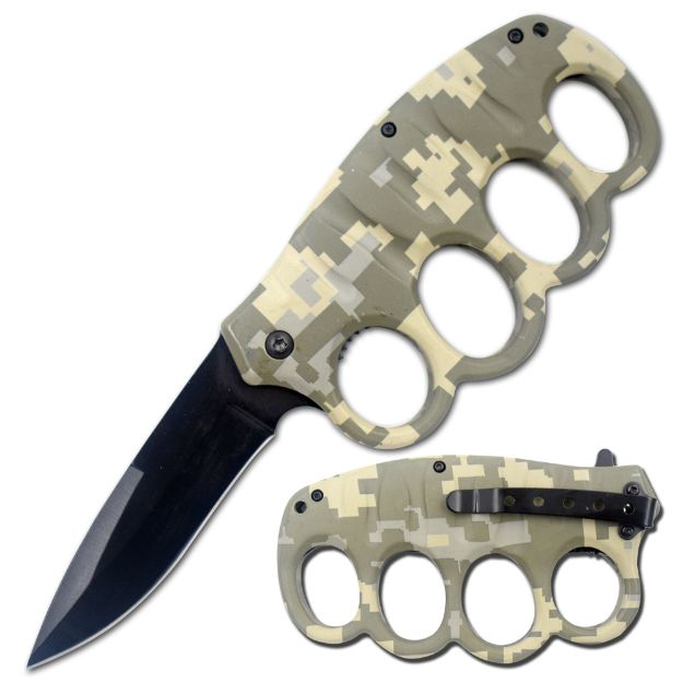 Snake Eye Tactical Camo Knuckle KNIFE Collection