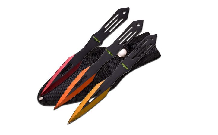 Snake Eye Tactical 3pc Stainless Steel Throwing Knives