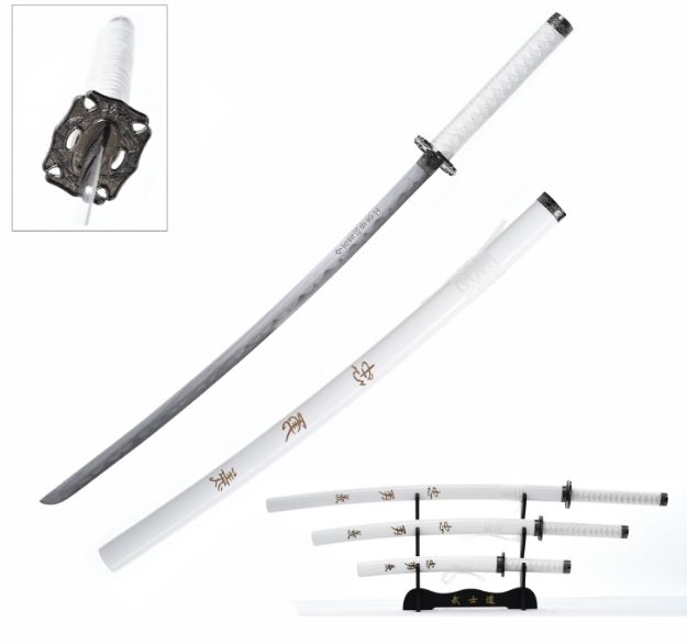 Snake Eye Warrior Dragon Design Japanese Katana SWORD Set