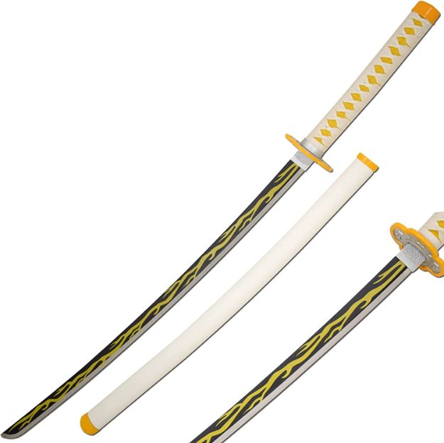 Fantasy Anime Agatsuma zenitsu SWORD 41 Inches Overall length