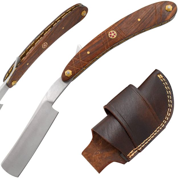 Old Ram Handmade Straight Razor Comes With Leather Sheath