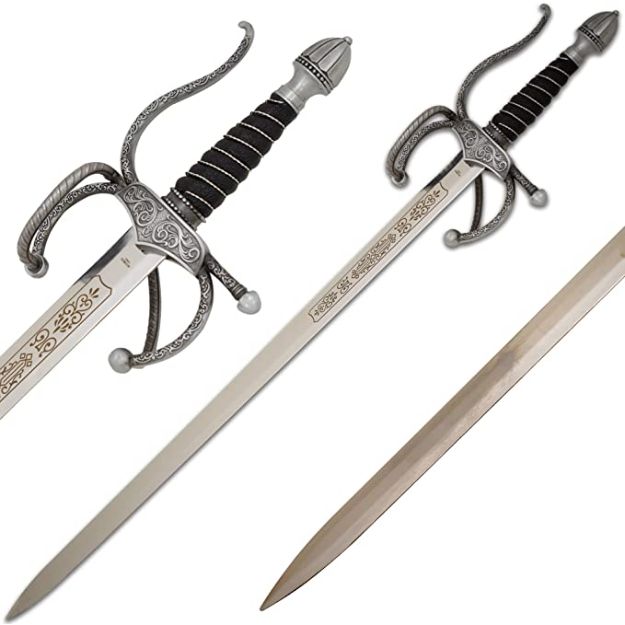 Medieval Warrior Middle Ages El CID Rapier-Sword with Scabbard