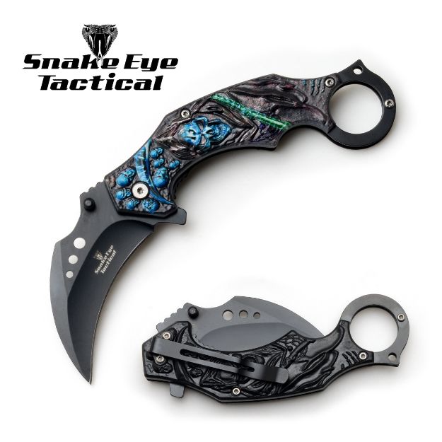 Snake Eye Tactical BL Karambit Spring Assist Knife