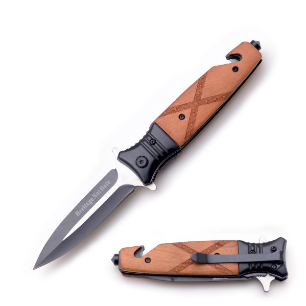 Snake Eye Tactical CSA Rescue Style Spring Assist Knife