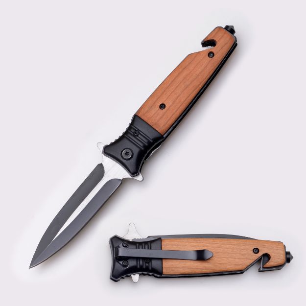 Snake Eye Tactical Rescue Style Spring Assist Knife