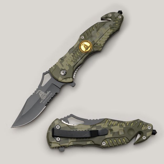 '' D.T.O.M '' Rescue Style Spring Assist Knife