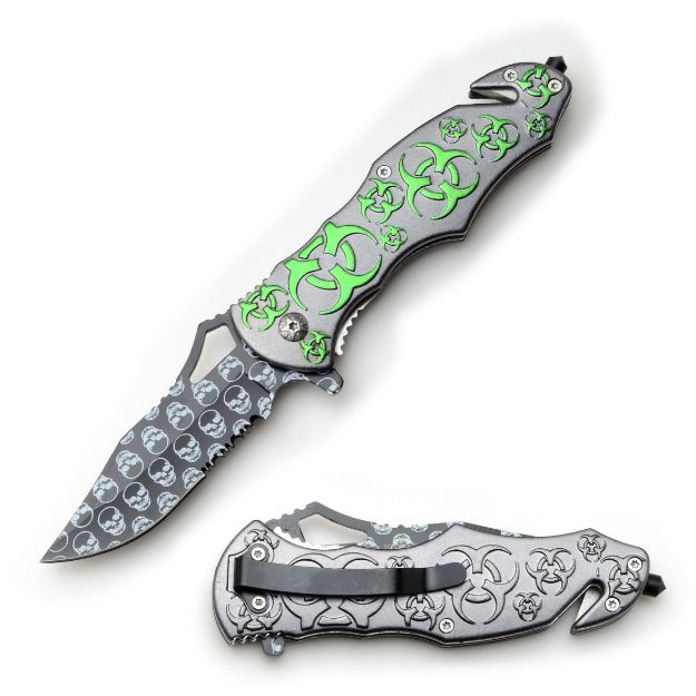 Zombie HUNTER GG Rescue Style Action Assist Knife