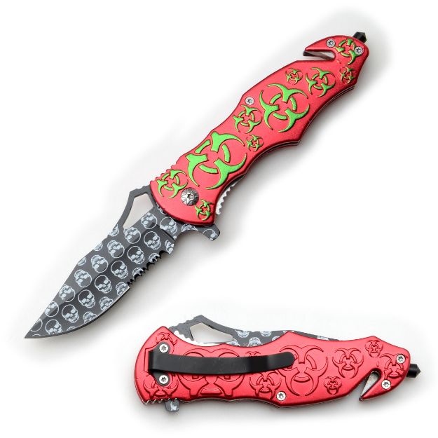 Zombie HUNTER Rescue Style Action Assist Knife