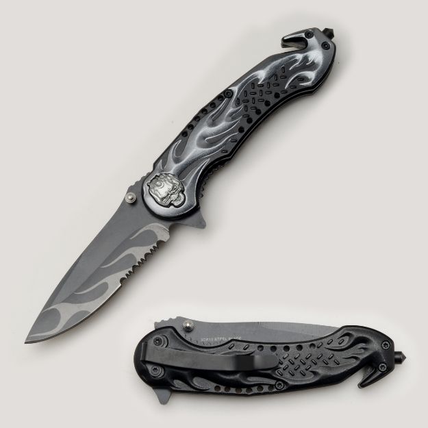 Snake Eye Tactical BK Rescue Style Spring Assist knife