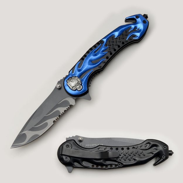 Snake Eye Tactical BL Rescue Style Spring Assist knife