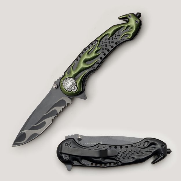 Snake Eye Tactical GN Rescue Style Spring Assist knife