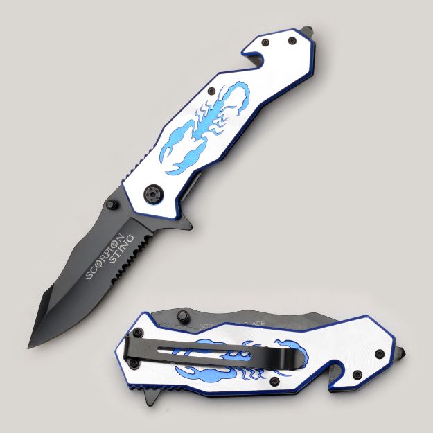 '' Scorpion Sting '' GY Rescue Style Action Assist Knife