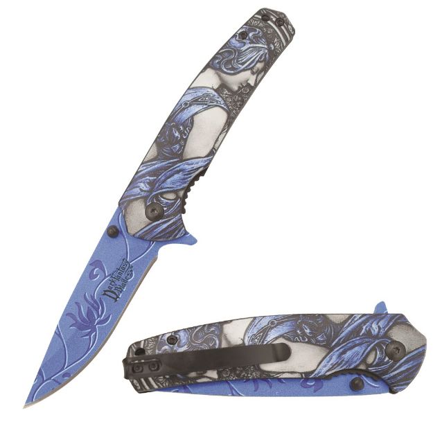 Dark Fantasy Blade BL Spring Assist Knife Collection