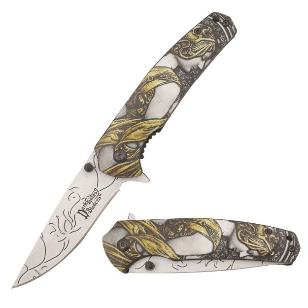 Dark Fantasy Blade GL Spring Assist Knife Collection