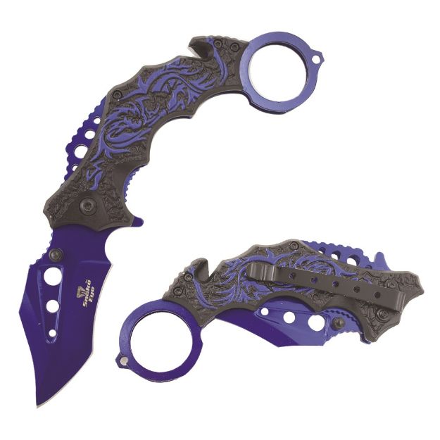 Snake Eye Tactical BL Karambit Style SpRING Assist Knife