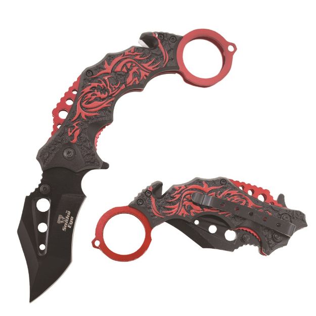 Snake Eye Tactical BR Karambit Style SpRING Assist Knife