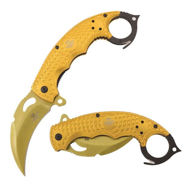 Snake Eye Tactical GD Karambit Style Spring Assist KNIFE