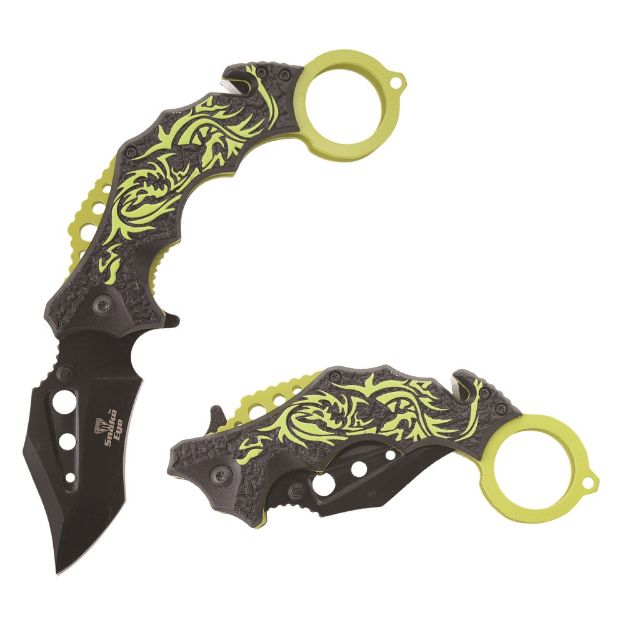 Snake Eye Tactical BG Karambit Style SpRING Assist Knife