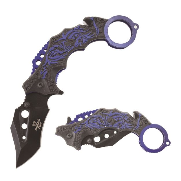 Snake Eye Tactical BBL Karambit Style Spring Assist Knife