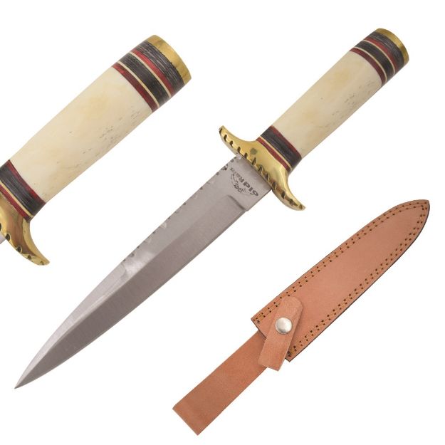 Old Ram Handmade Fixed Blade DAGGER Style Hunting Knife