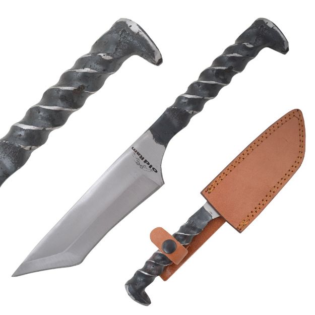 Old Ram Handmade High Carbon STEEL Railroad Spike Hunting Knife