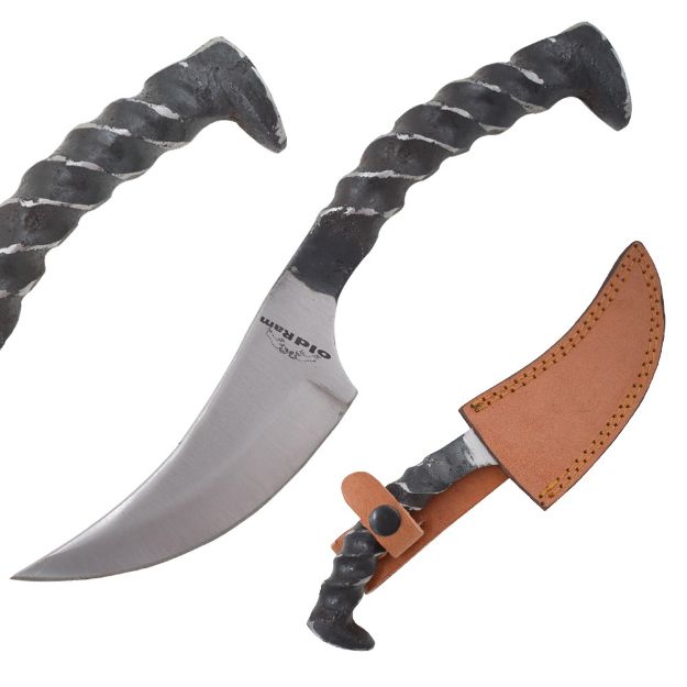 Old Ram Handmade High Carbon STEEL Railroad Spike Hunting Knife