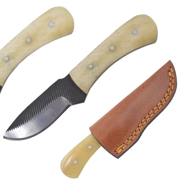 Wild Turkey Handmade High Carbon Steel Skinning KNIFE