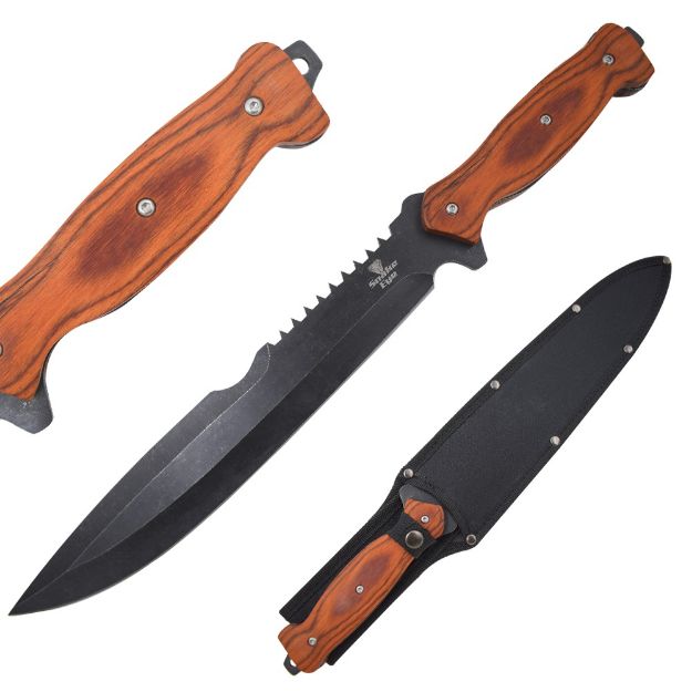 Snake Eye Tactical 16.5'' Fixed Blade BR Hunting KNIFE