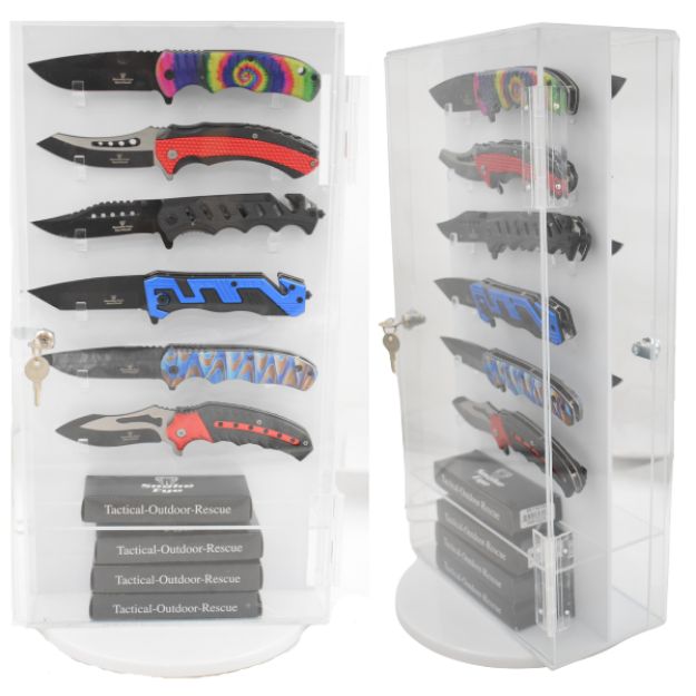 12 PC Countertop KNIFE Display. Knives included
