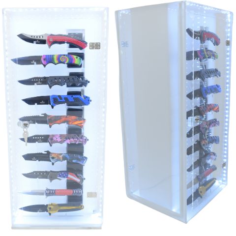 60 PC Countertop Knife Display With LED No KNIVES Included