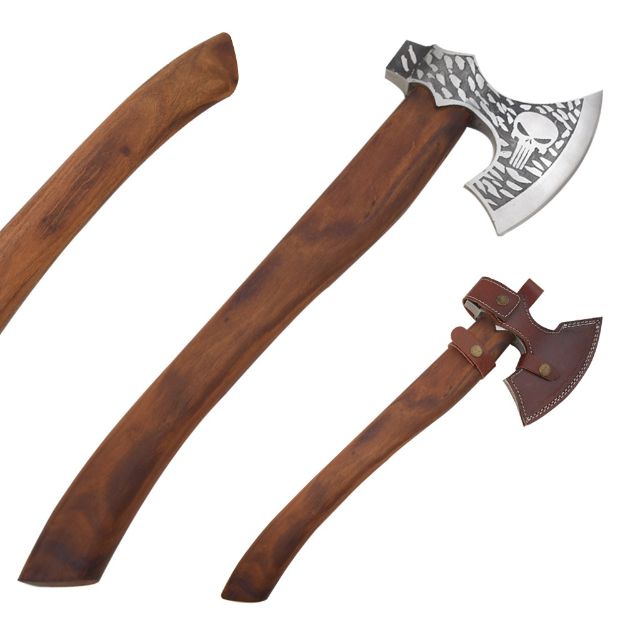 Medieval Warrior Fully Functional Axe with Sheath