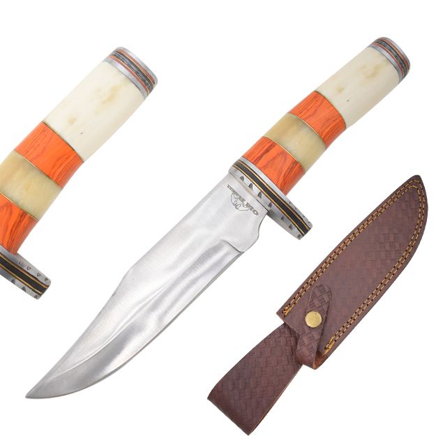 Old Ram Handmade Fixed Blade Knife BN& WD HANDLE OR-2219