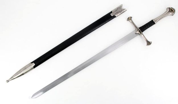 Medieval Warrior Middle Ages Sword with Matching Scabbard