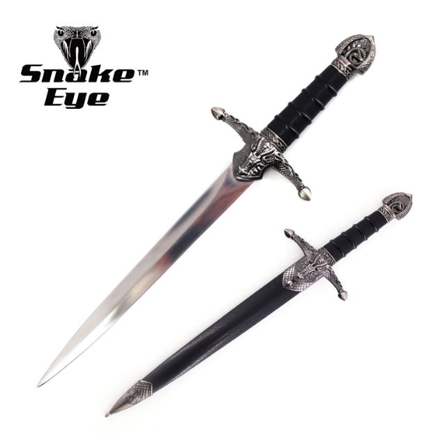 Snake Eye Tactical Fantasy BK Dragon DAGGER With Scabbard