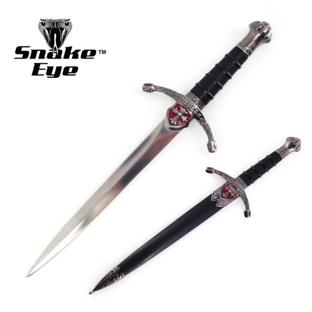 Snake Eye Tactical SL Medieval Crusader Dagger With Scabbard