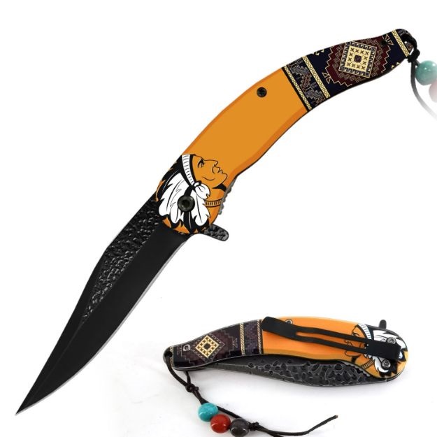 Dark Fantasy Blades 9084-2 Spring Assist Knife Collection