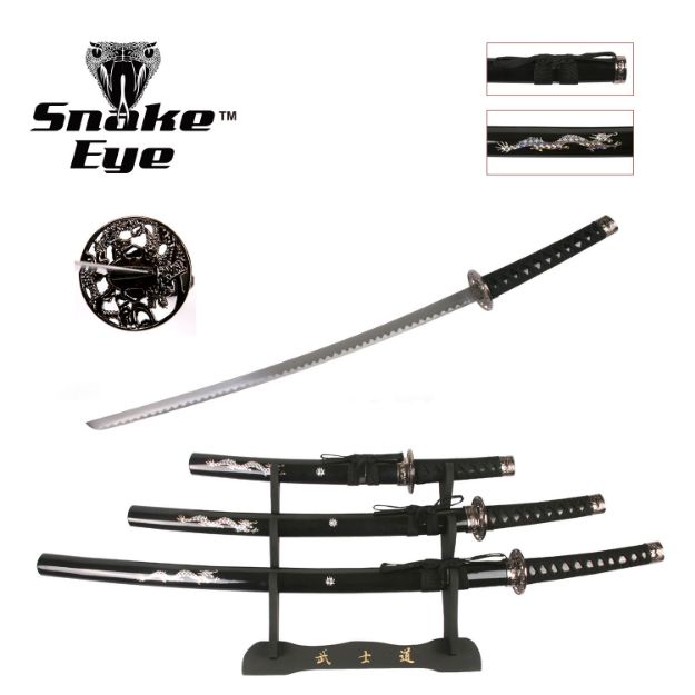 Snake Eye Tactical BK Dragon Samurai SWORD Set