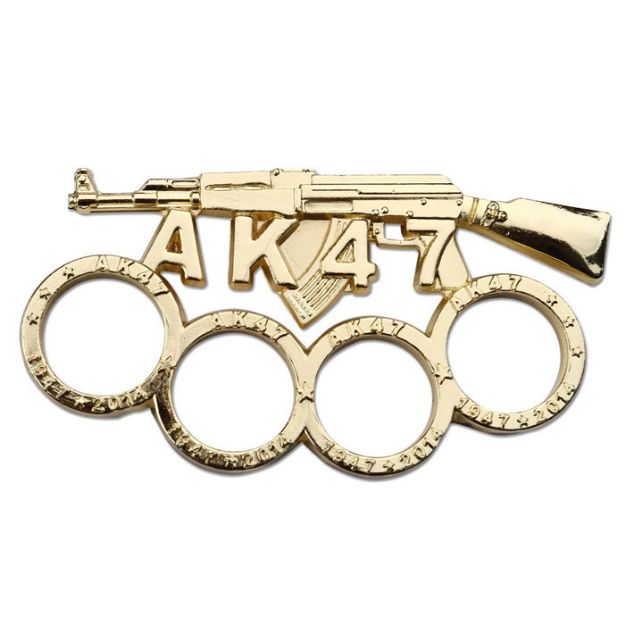 AK 47 BRASS PAPER WEIGHT 4.75'' X 2.75''