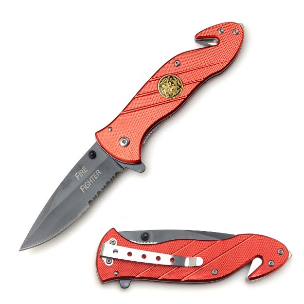 Fire Fighter Rescue Folder Assist Knife