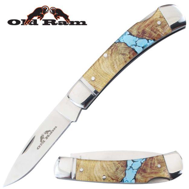 Old Ram 5319-5 Lock Back Manual Folding Knife