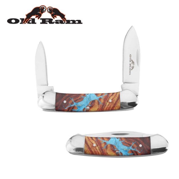 Old Ram 5320-9 Trapper 2 Blade Manual Folding Knife