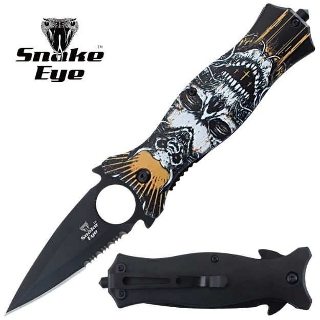 Snake Eye Tactical 5322-4 Spring Assist Knife