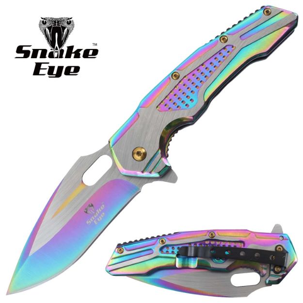 Snake Eye Tactical 5265RB Heavy Duty Spring Assist KNIFE