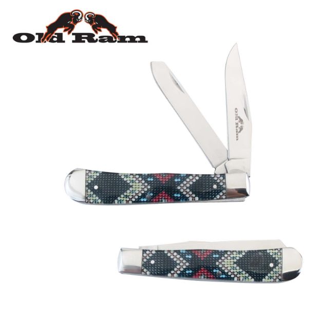 Old Ram Gentlemen Trapper 2 Blade 5318-4 Manual Folding KNIFE