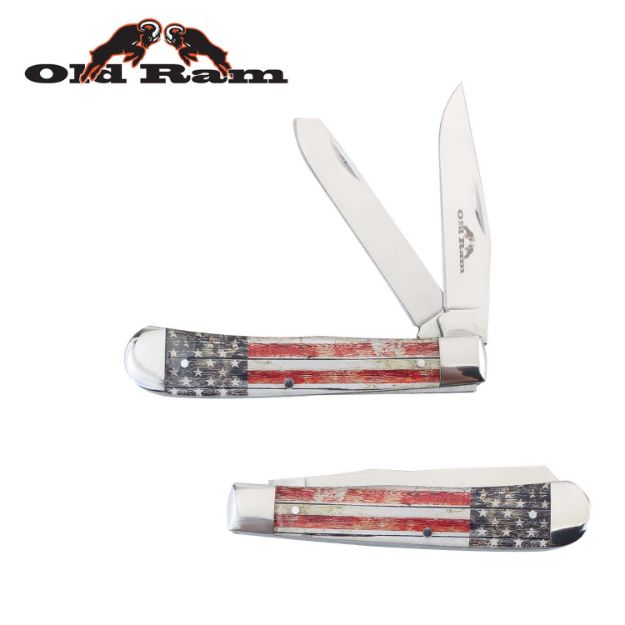 Old Ram Gentlemen Trapper 2 Blade 5318-9 Manual Folding Knife