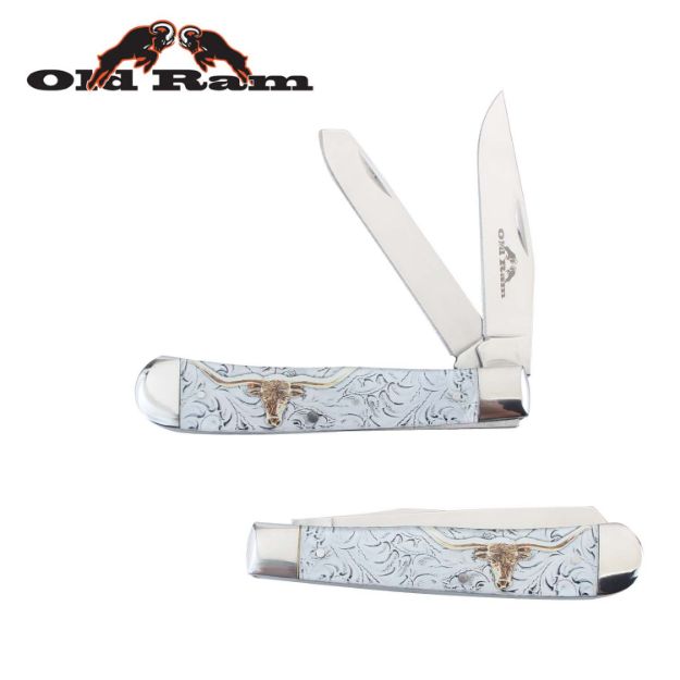 Old Ram Gentlemen Trapper 2 Blade 5318-10 Manual Folding KNIFE