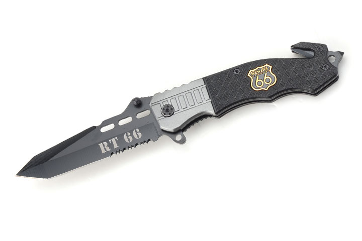 Snake Eye Tactical ''RT-66'' Rescue Style Spring Assist knife