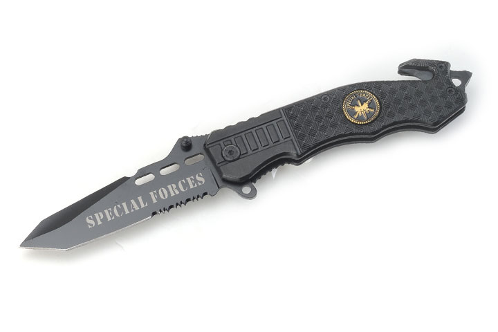 Snake Eye Tactical ''S.F'' Rescue Style Spring Assist knife